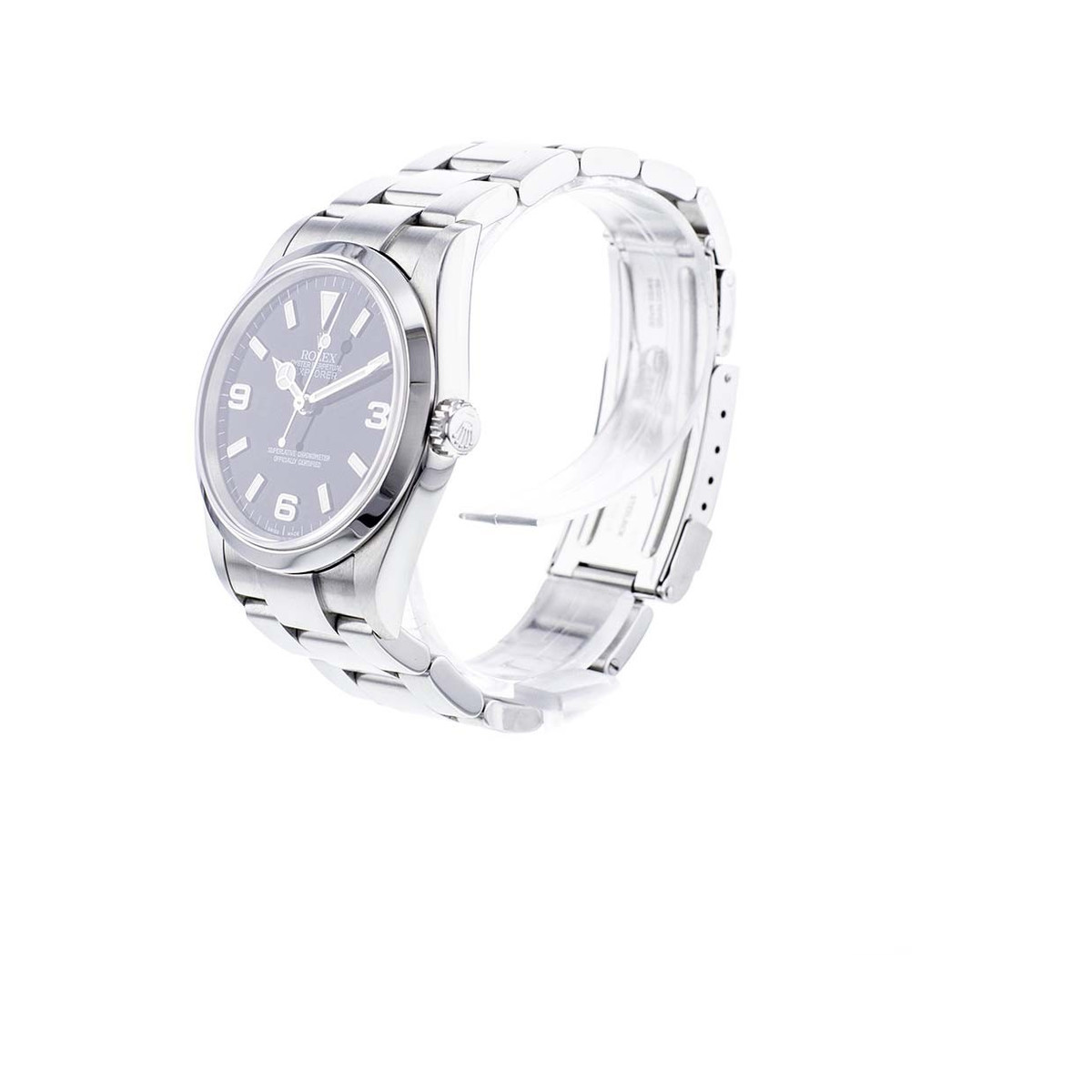 Montre d'occasion Rolex Explorer homme automatique acier