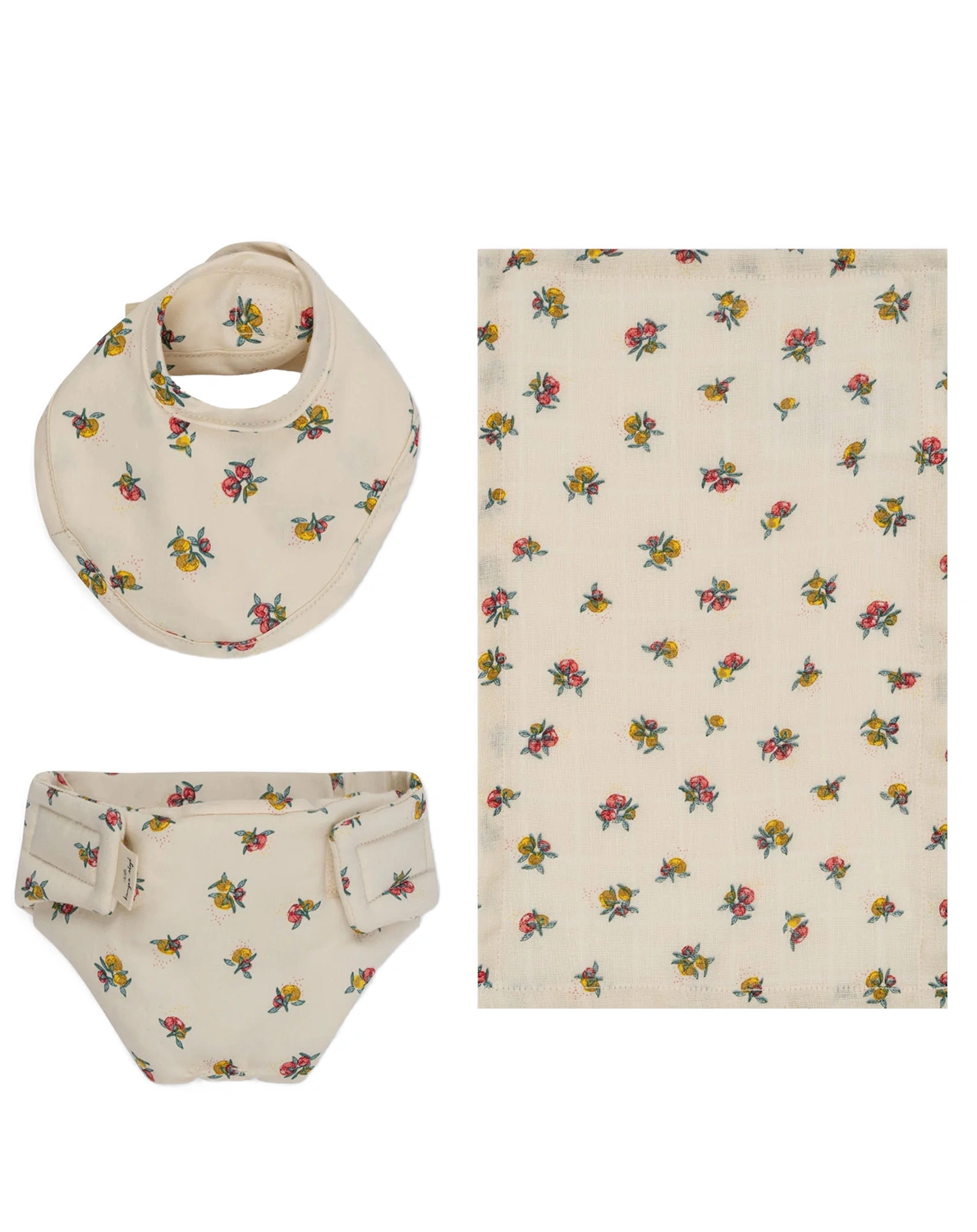 Puppen Pflege-Set PEONIA 3-teilig