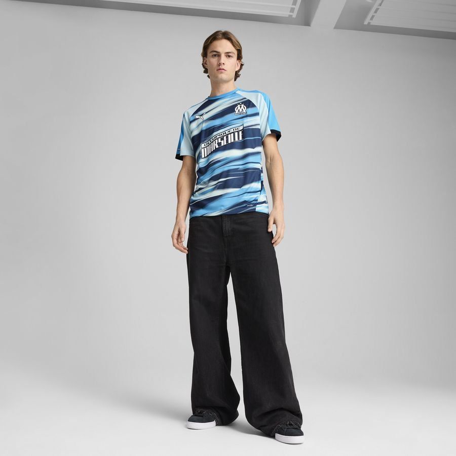 Marseille T-Shirt Faster - Bleu