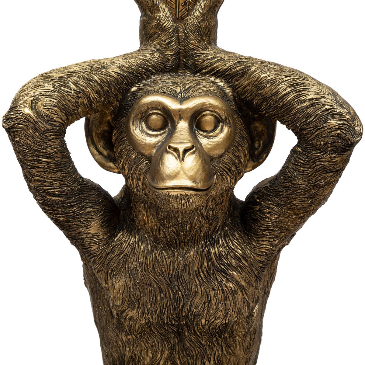 TABLE A CAFE WILD MONKEY OCRE D.40CM