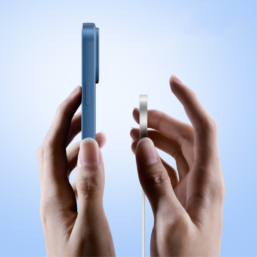 iPhone 14 Pro Max MagSafe Silikon Case Hülle mit Kameraschutz - Beige