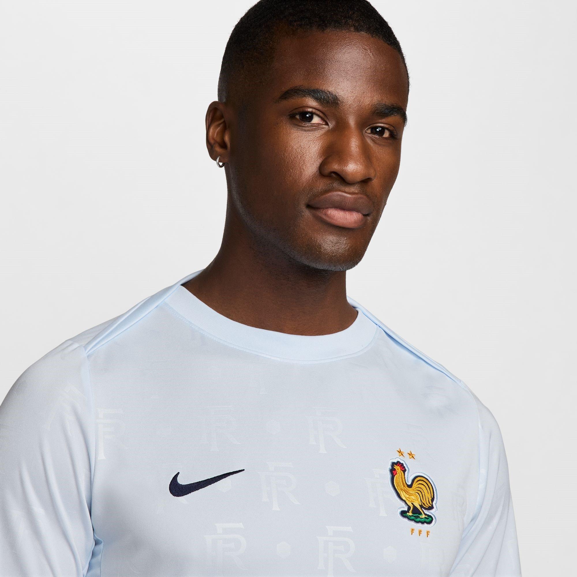 Nike France Academy Pro Away Pre Match Shirt 2024 Adults