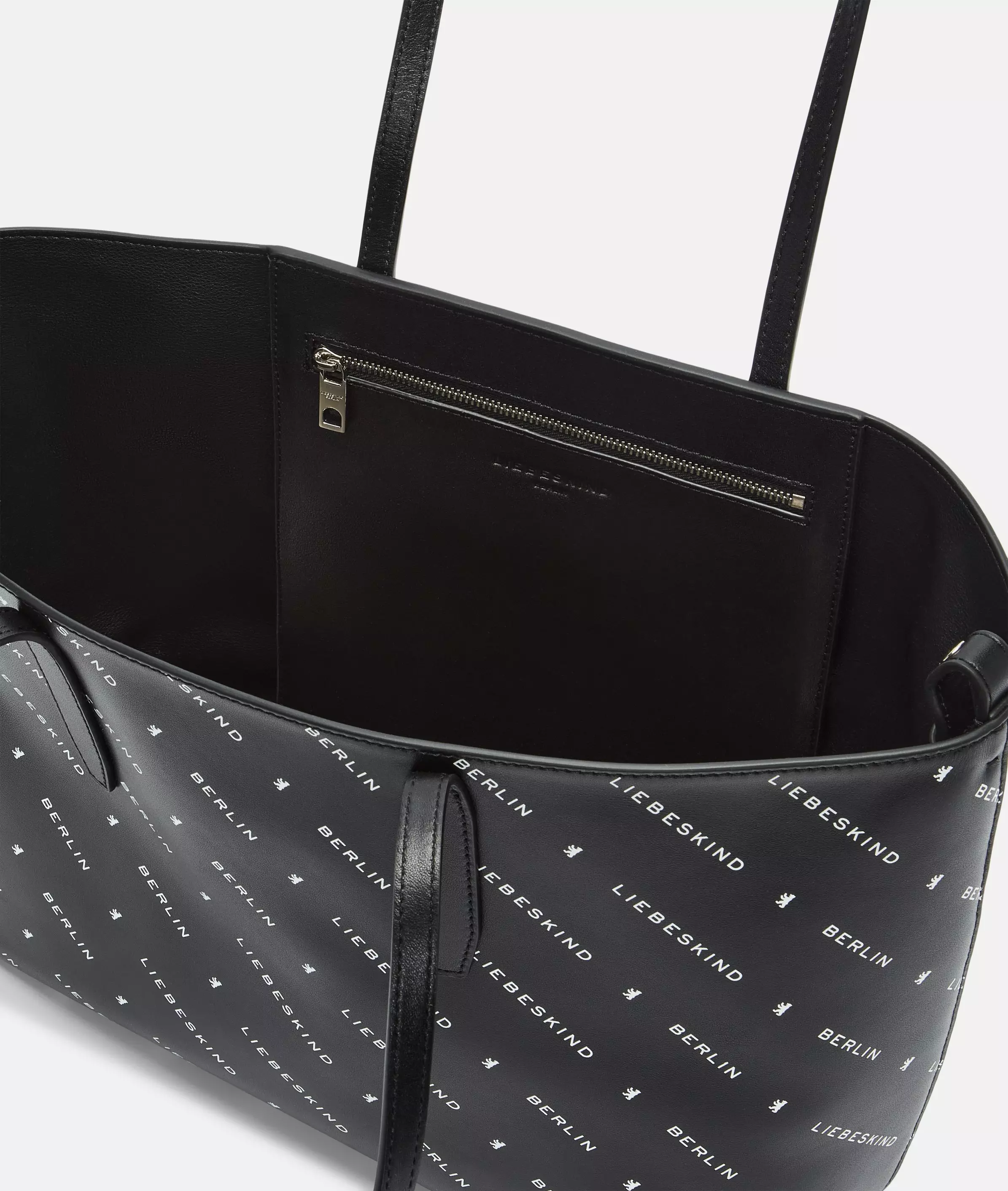Monogram Shopper M Nappa leather shopper with Liebeskind Berlin lettering