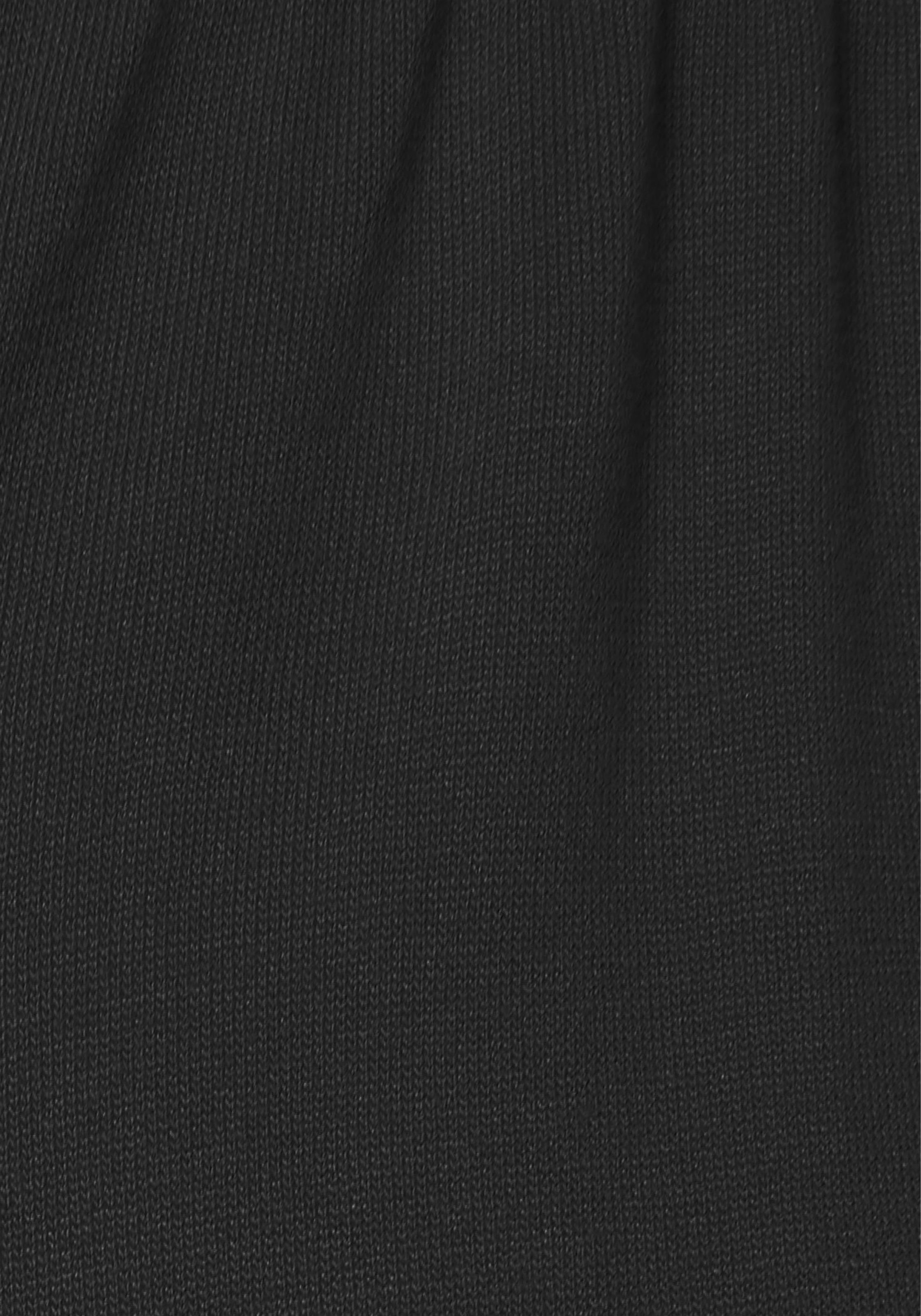 Beachtime Jerseykleid Seitennahttaschen mit Taschen, knielanges Sommerkleid, Strandkleid, Basic