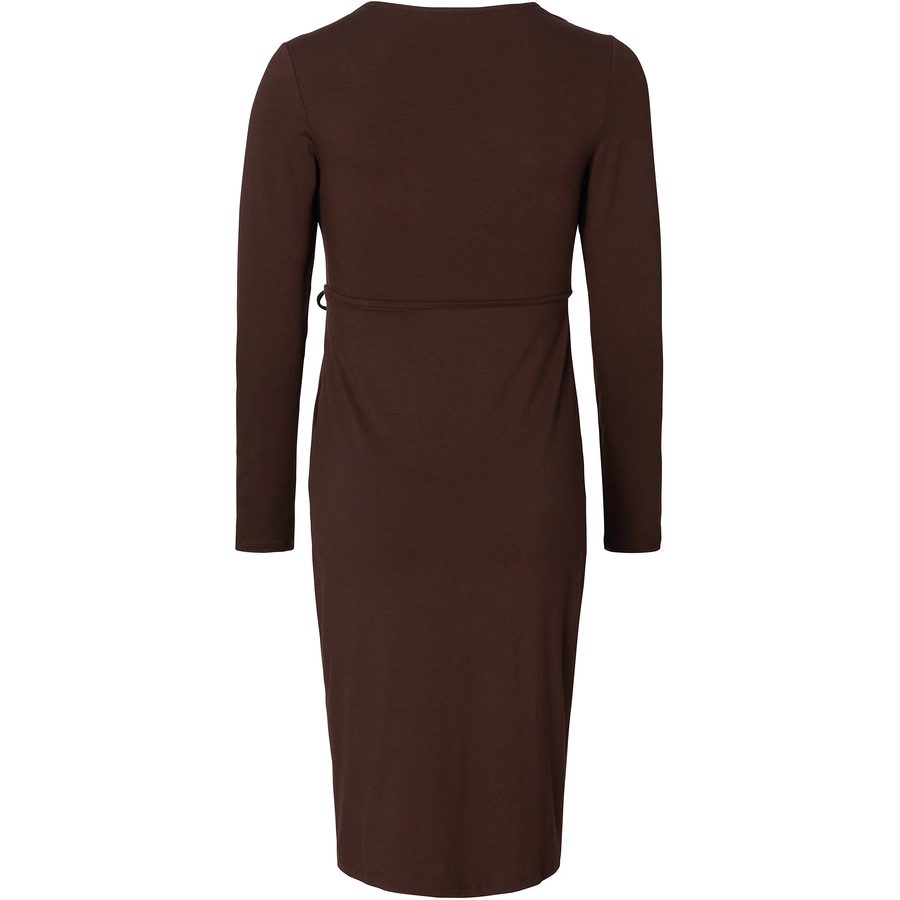Noppies Still-Kleid Gaja nursing bi-stretch dress Coffee Bean