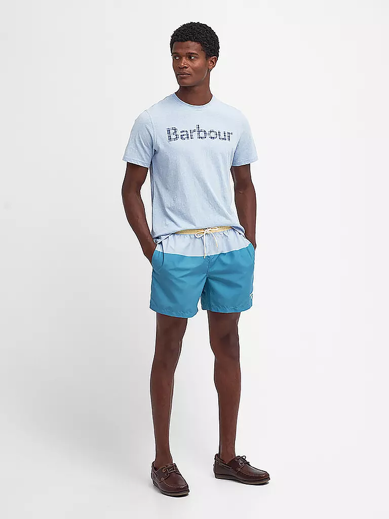 BARBOUR T-Shirt KILNWICK hellblau