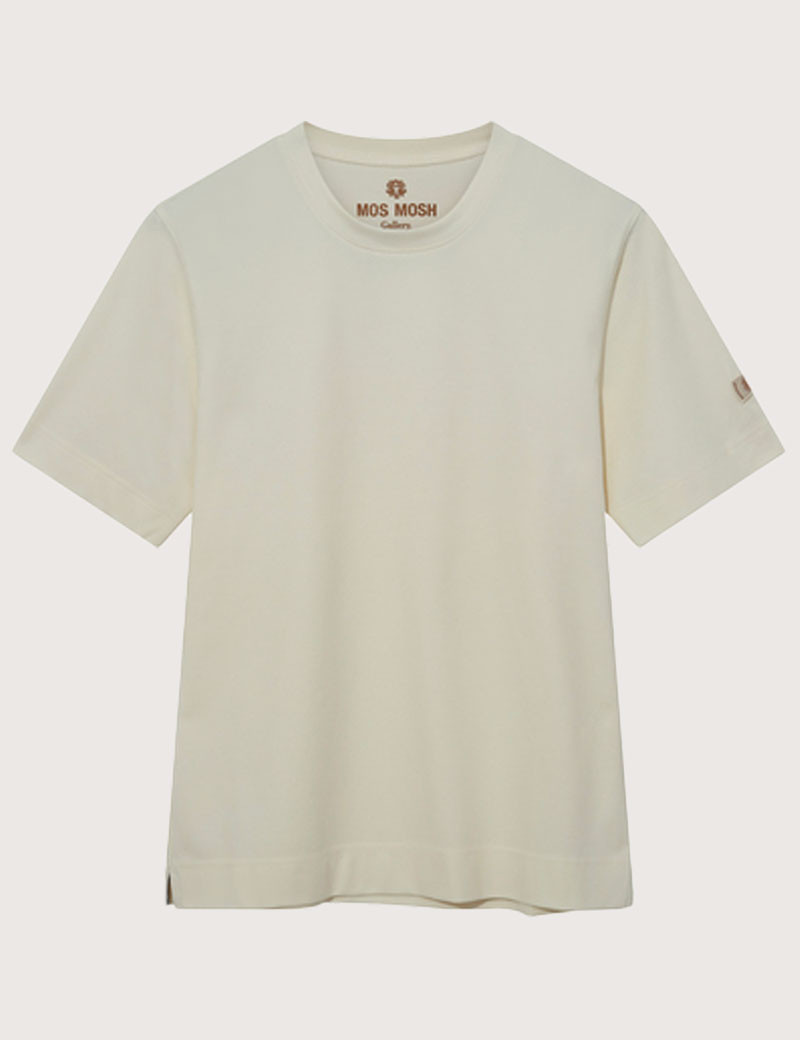 MOS MOSH T-SHIRT HOMME MANCHES COURTES HARVEY BLANC