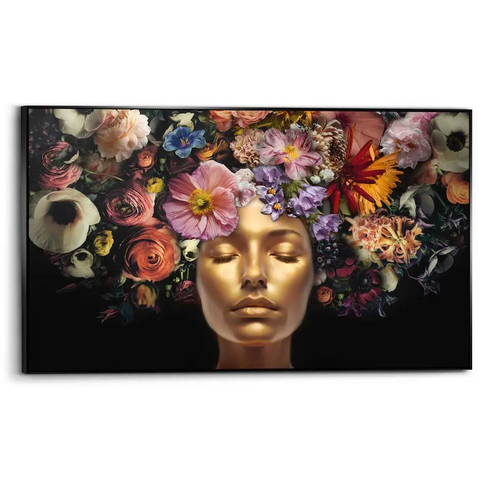 Art Frame Serene Golden - 70x118cm - Goudkleurig