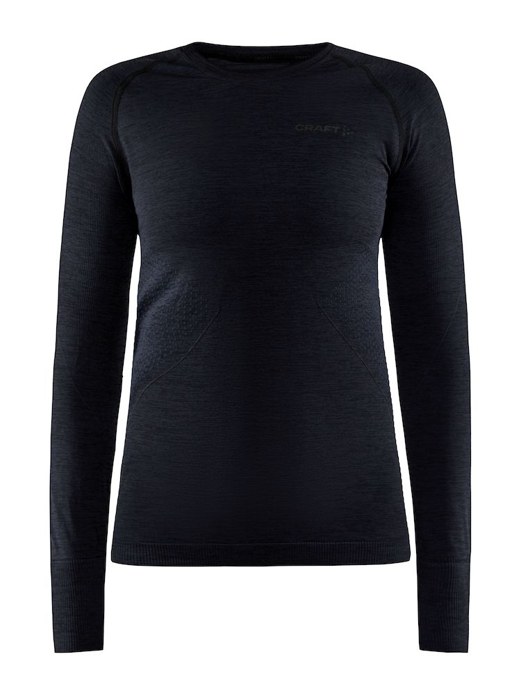 Craft Core Dry Active Dame Baselayer med lange ærmer Sort