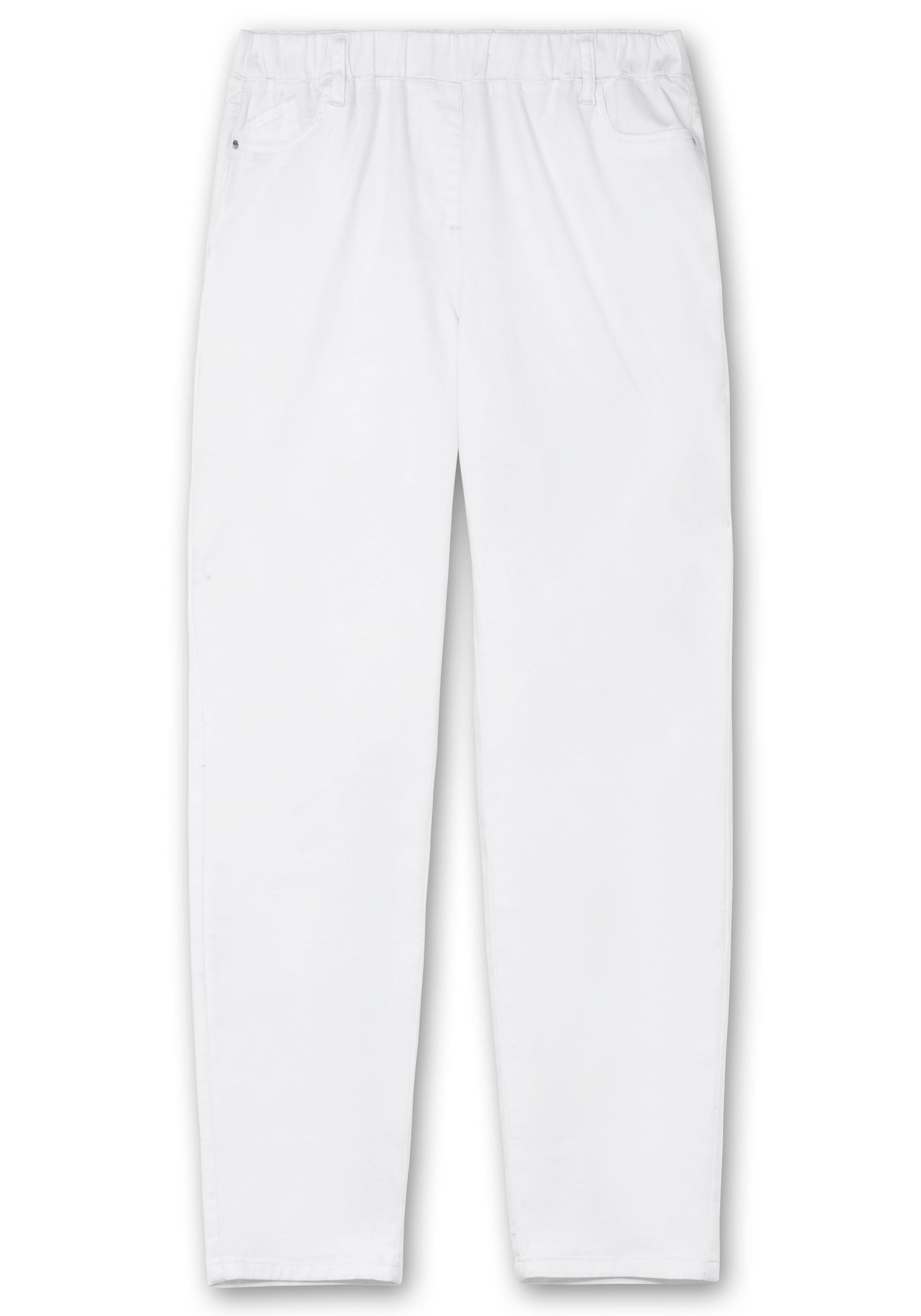 Twillhose mit Schlupfbund, in schmaler Beinform
