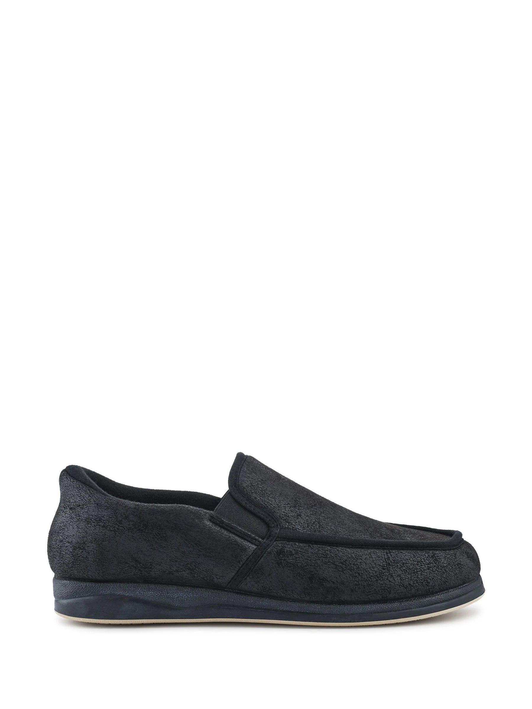 Zwart - Pavers Extra Wide Memory Foam Slippers