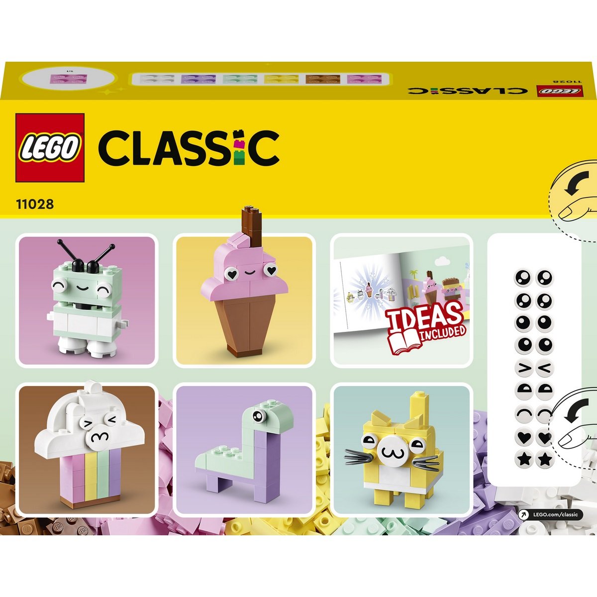 Amusement créatif pastel Lego Classic 11028