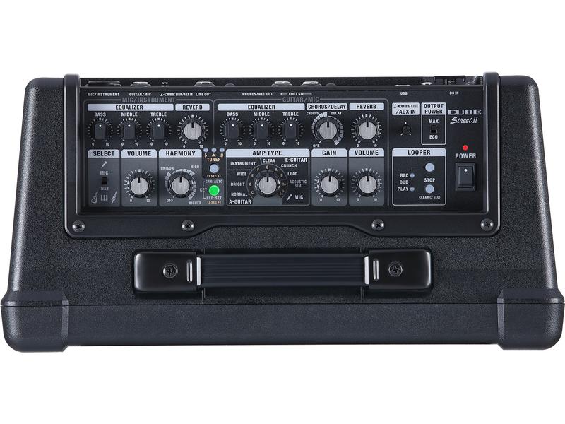 BOSS Combo CUBE Street II Schwarz Batteriebetriebener Stereoverstärker, speziell für den Ausseneinsatz entwickelt