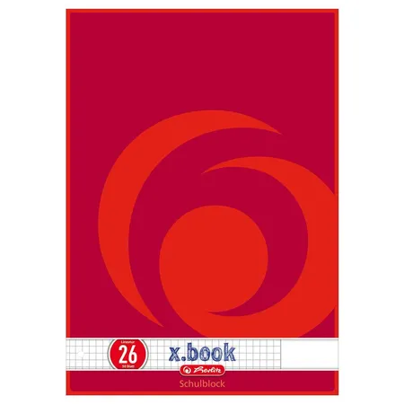 Herlitz Schulblock DIN A4, Lineatur 26 (kariert)