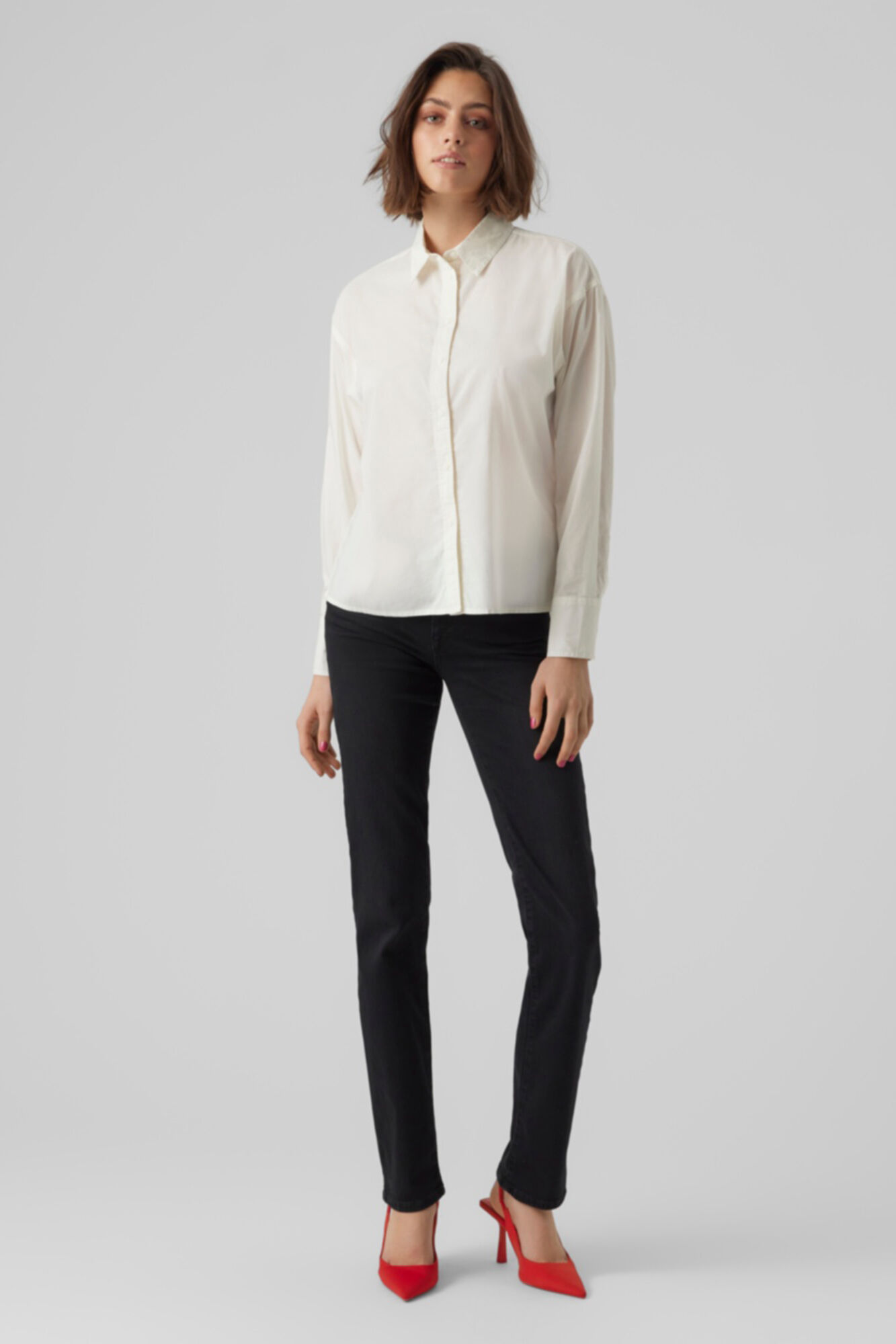 Camisa comprida - Branca