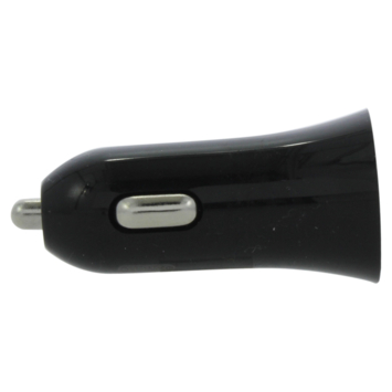 Q-Link Autolader 12V met 2 USB-A zwart