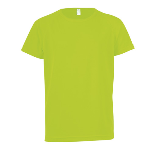 Camiseta esportiva com mangas raglan