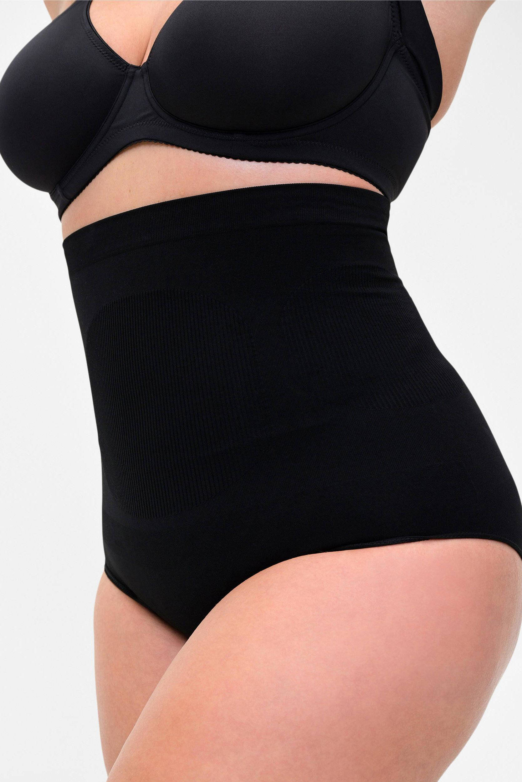 Zizzi high waist corrigerende slip zwart