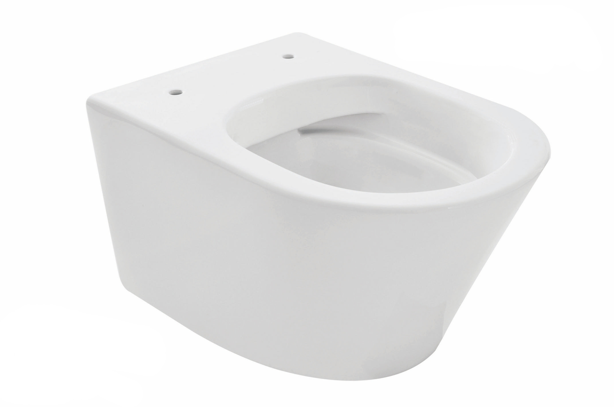 Geberit UP100 toiletset met Mueller Afesta randloos toilet mat wit en softclose zitting