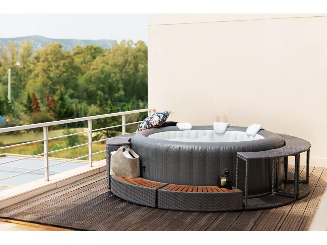 Spa gonflable rond 6 places MINORQUE