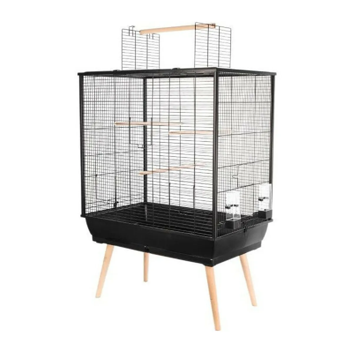 Zolux Cage pour oiseaux Neo Jili - Noir