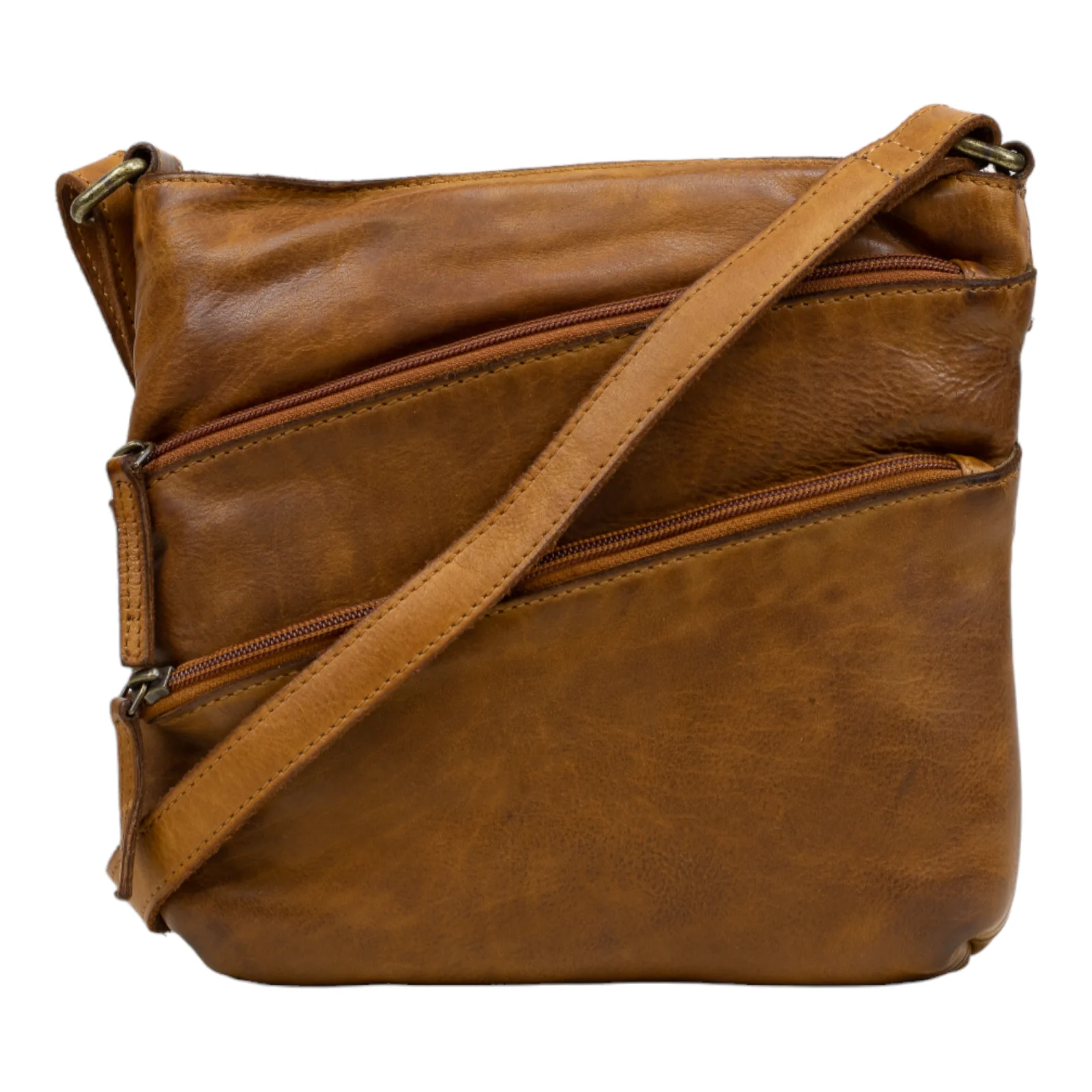 DSTRCT Harrington Road Schoudertas Cognac