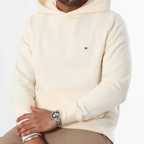 Sweat Capuche Flag Logo 4266 Beige