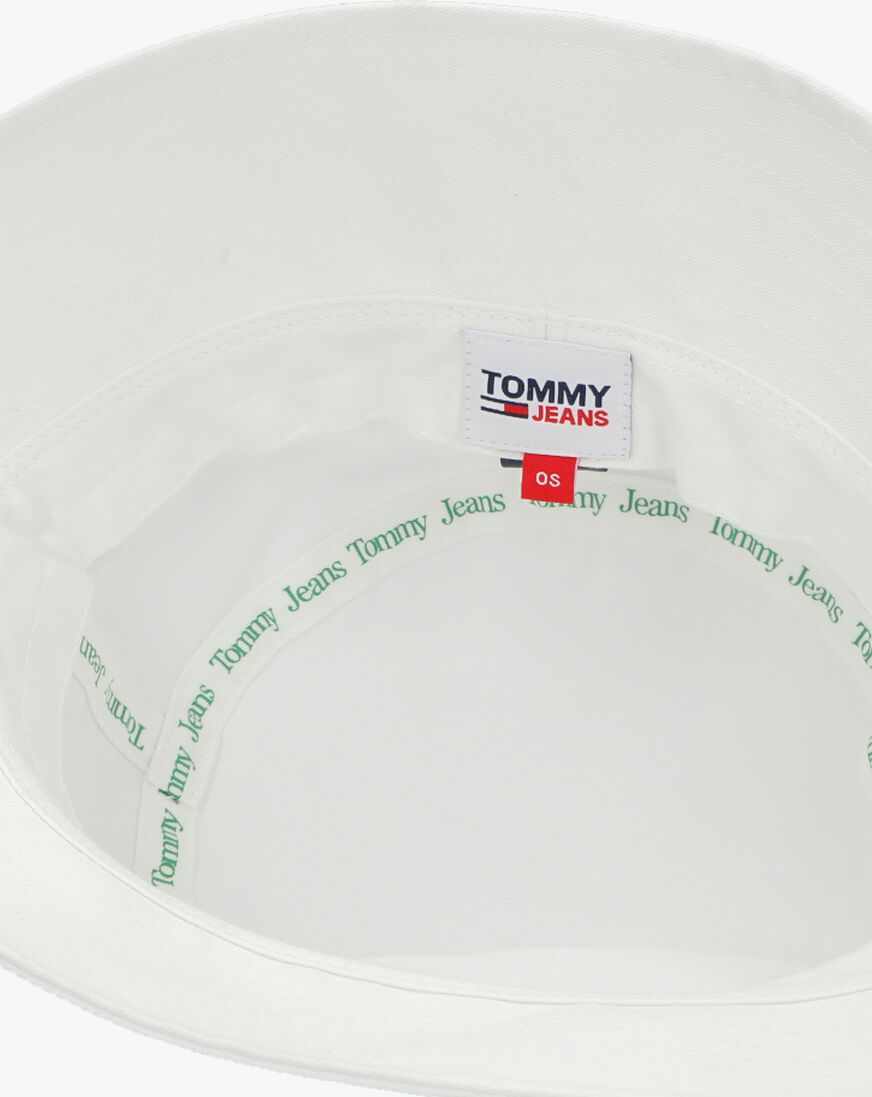 TOMMY HILFIGER witte tommy hilfiger hoed tjm sport bucket hat