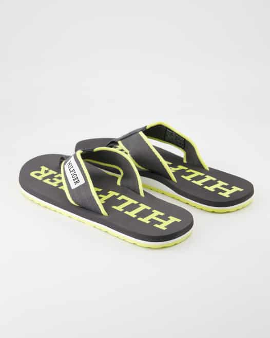 Tommy Hilfiger Beach Sandal Zehentrenner in Grau