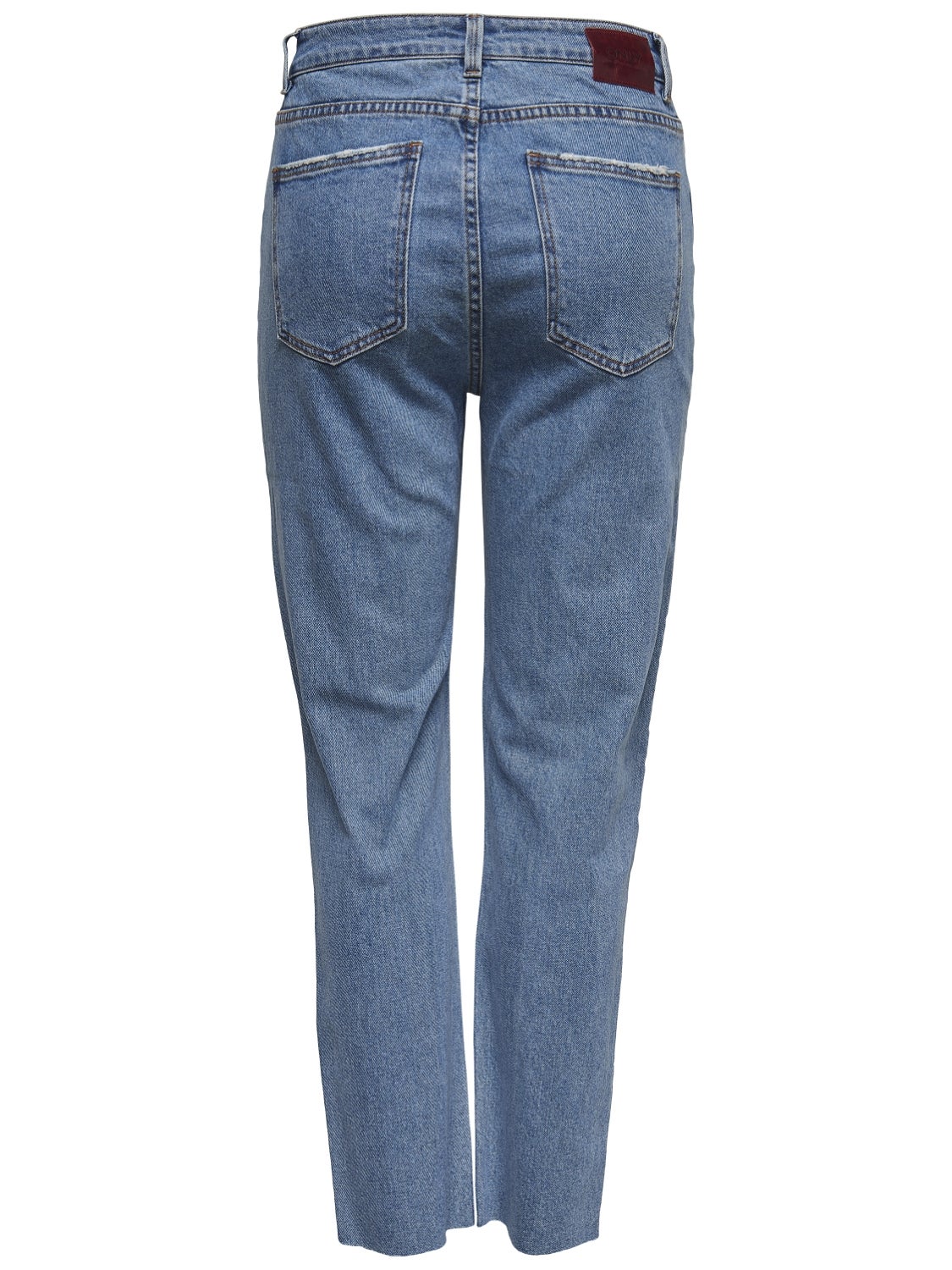 ONLEMILY Hohe Taille Gerade geschnitten Jeans Light Blue Denim