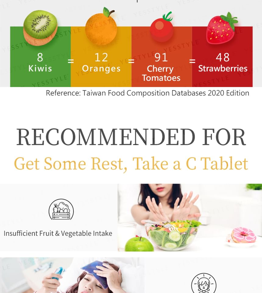 BHK's - Vitamine C Dubbellaags Tabletten
