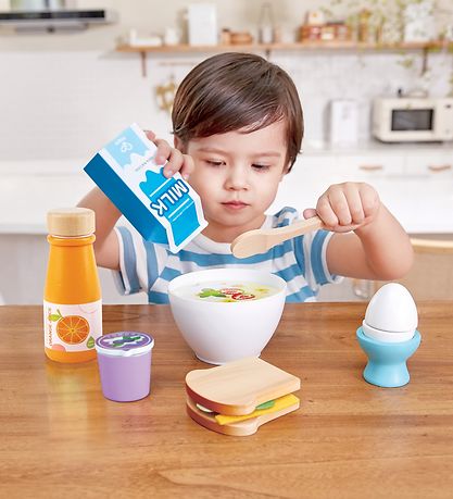 Hape Spiellebensmittel - 13 Teile - Frühstück