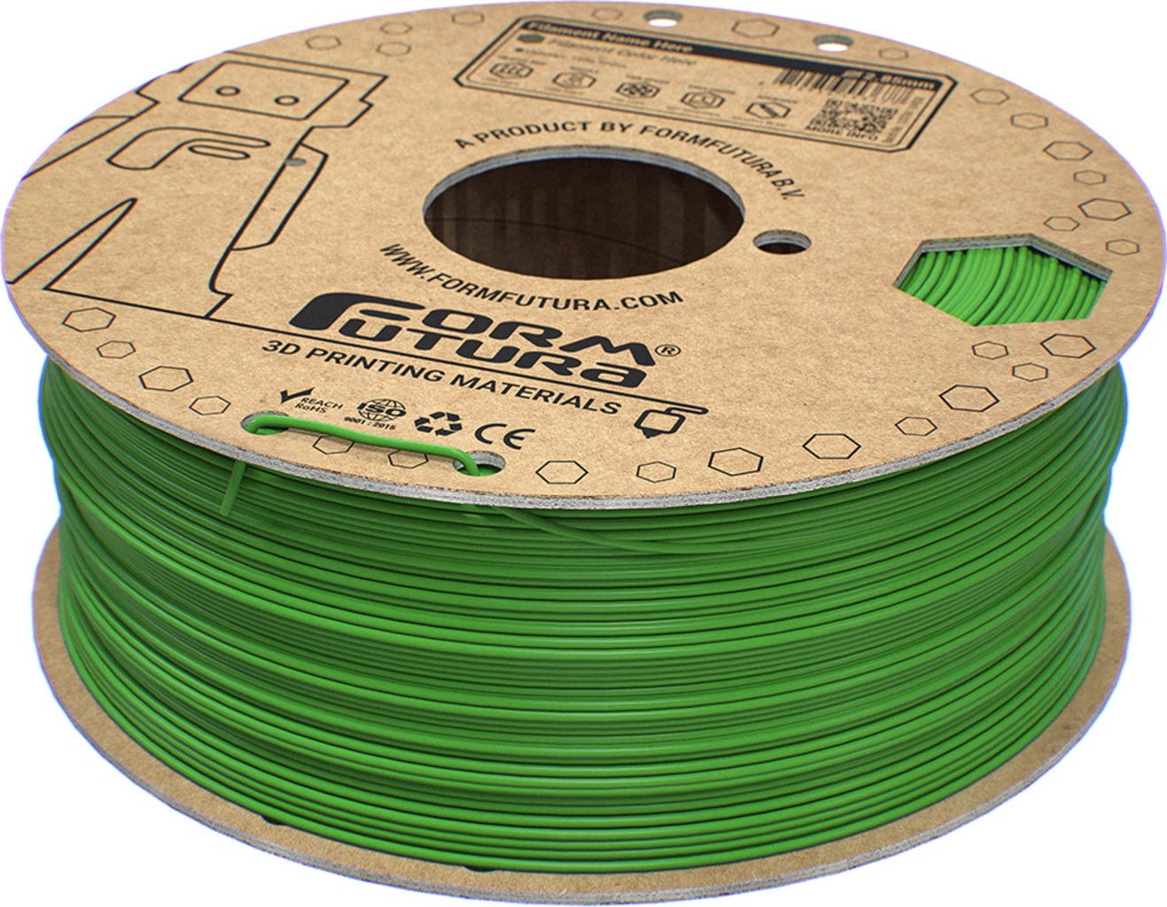 FormFutura  EasyFil™ ePLA Yellow Green, 1,75 mm / 1000 g    Benutzerfreundliches PLA Filament