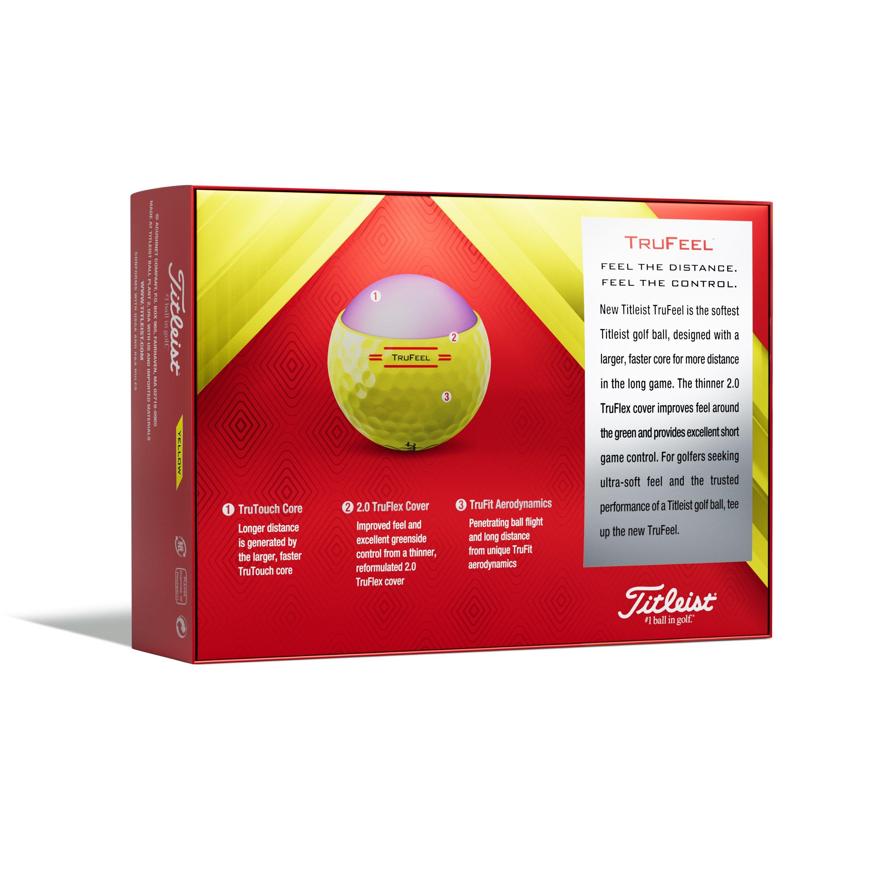 Titleist 2022 TruFeel Golf Balls (12-ball pack)
