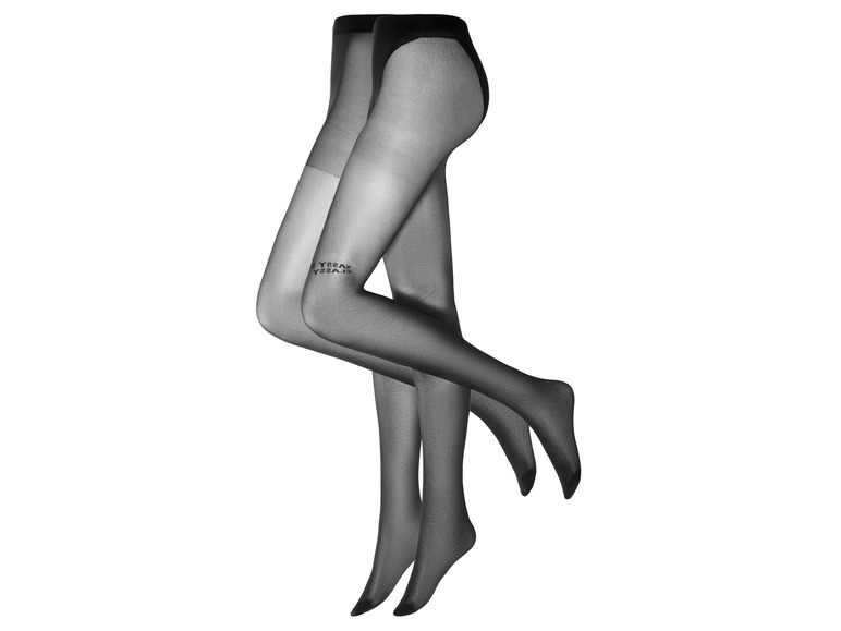 2 paar dames panty's 40 DEN