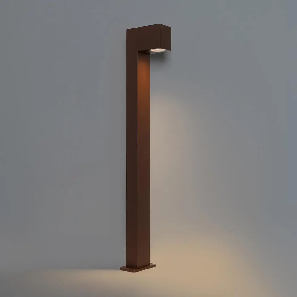 Qazqa staande buitenlampen baleno bronskleurig gu10
