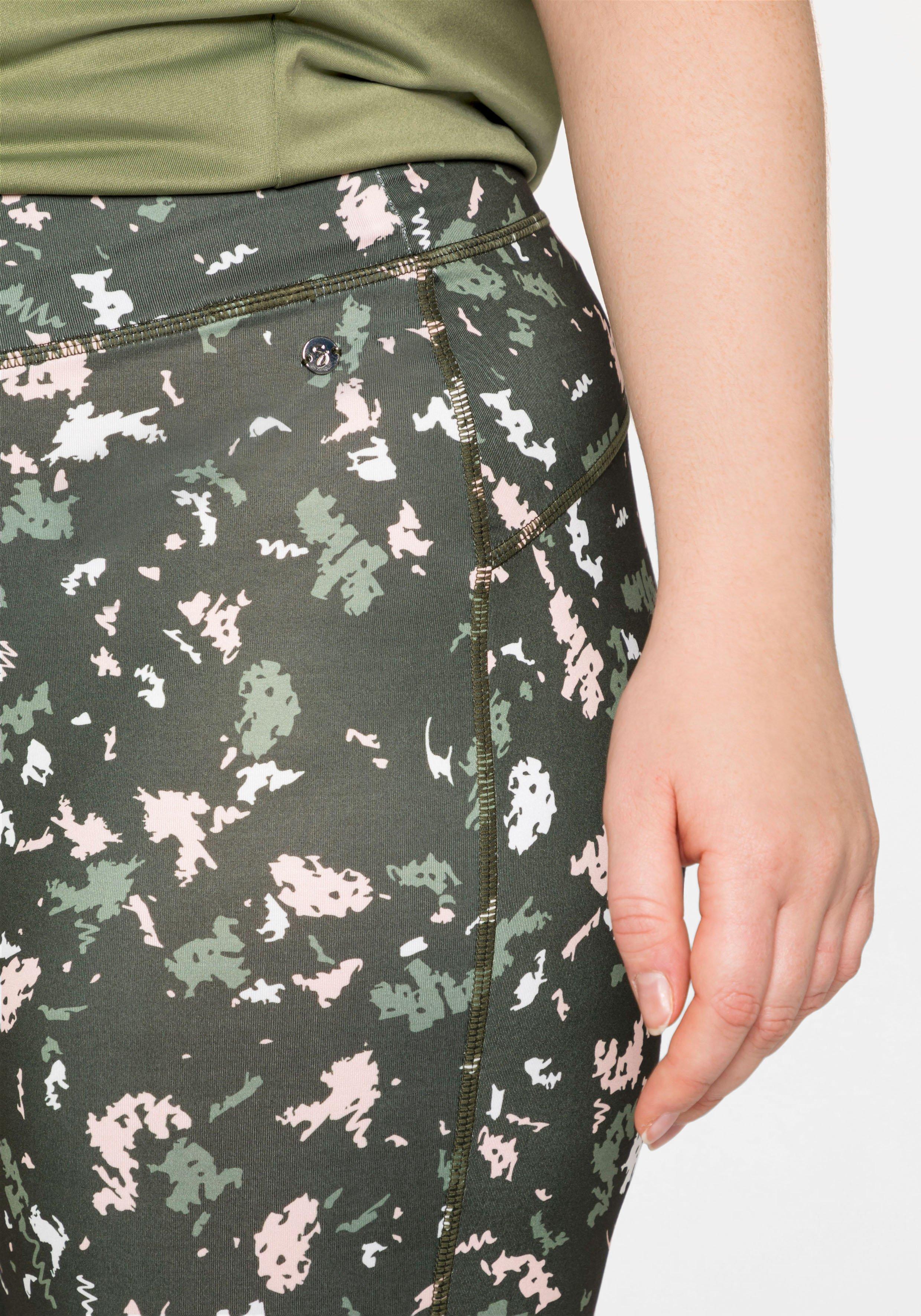 Funktionsleggings mit Alloverdruck