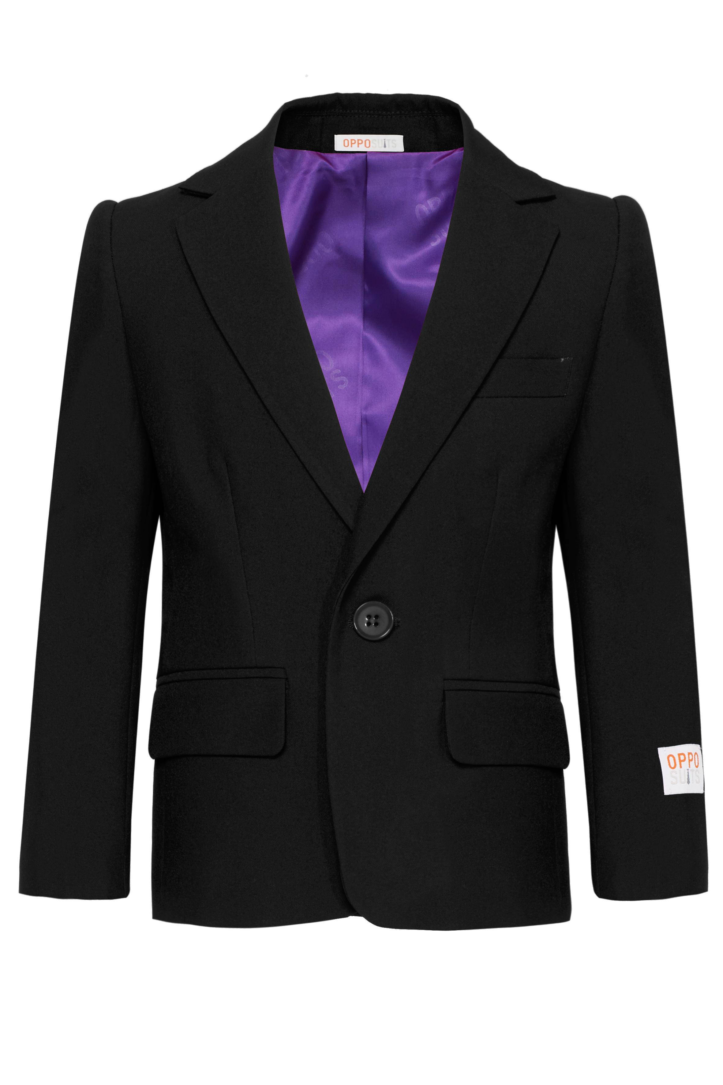OppoSuits kostuum Black Knight zwart