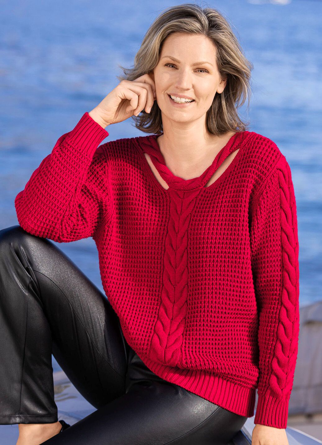 Pullover mit Cut-Outs