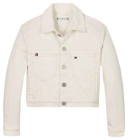 Tommy Hilfiger Jeansjacke - Trucker - Weiß