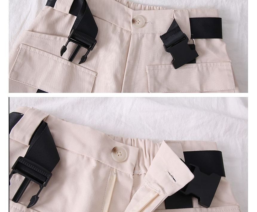 Babique - Cargo Shorts met Nylon Gesp Riem