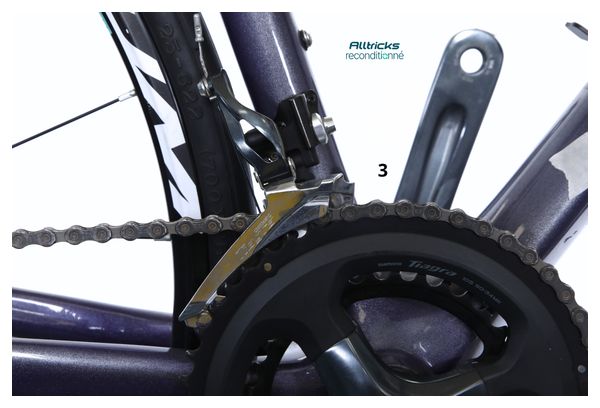 Vélo de Route Massi Team Race Shimano Tiagra 10V 700mm Violet 2022 - Produit Reconditionné