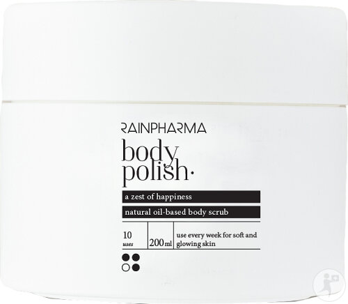RainPharma Body Polish Gommage Corporel Aromatique Au Sucre De Canne 200ml
