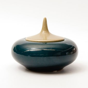 Deckelgefäß 'Vase Quin', Ø 20 cm, H 15 cm von fischer's lagerhaus