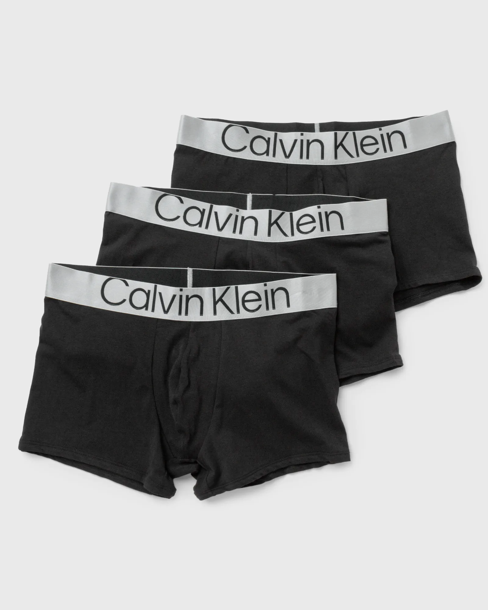 Cuecas Calvin Klein SUSTAIN STEEL COTTON TRUNK - Pacote com 3 unidades