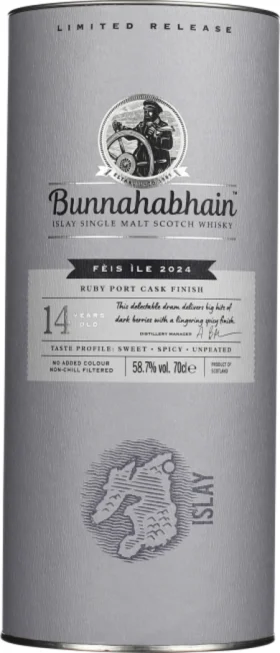 BUNNAHABHAIN 14 YEARS RUBY CASK 70CL