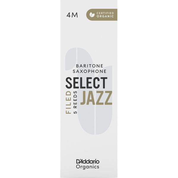 DAddario Woodwinds Organic Sel. Jazz Filed BAR 4M
