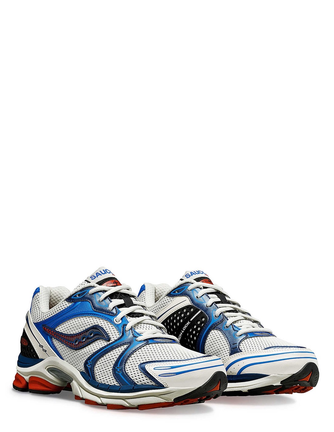 saucony Sneakers Homme Progrid Triumph 4 Blanc/Bleu