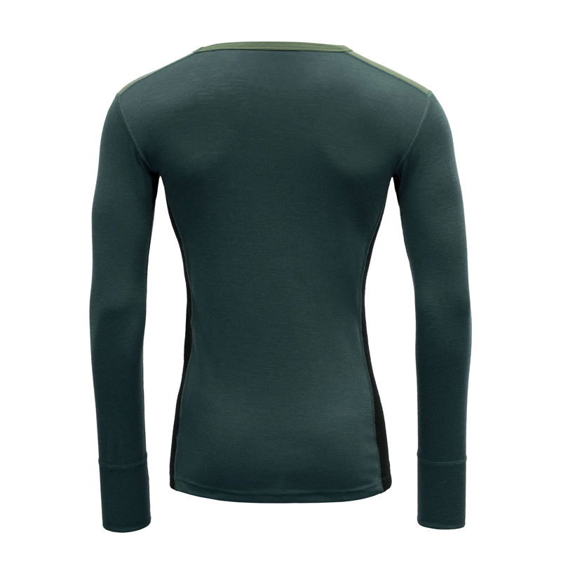 Devold Lauparen Merino 190 trøje, herre (Forest Woods Black) - Spejder Sport