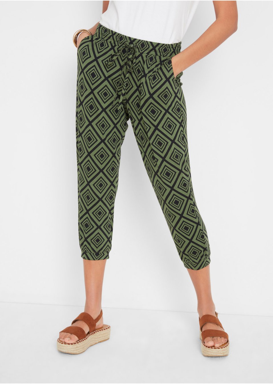 Pantalon 3/4 imprimé